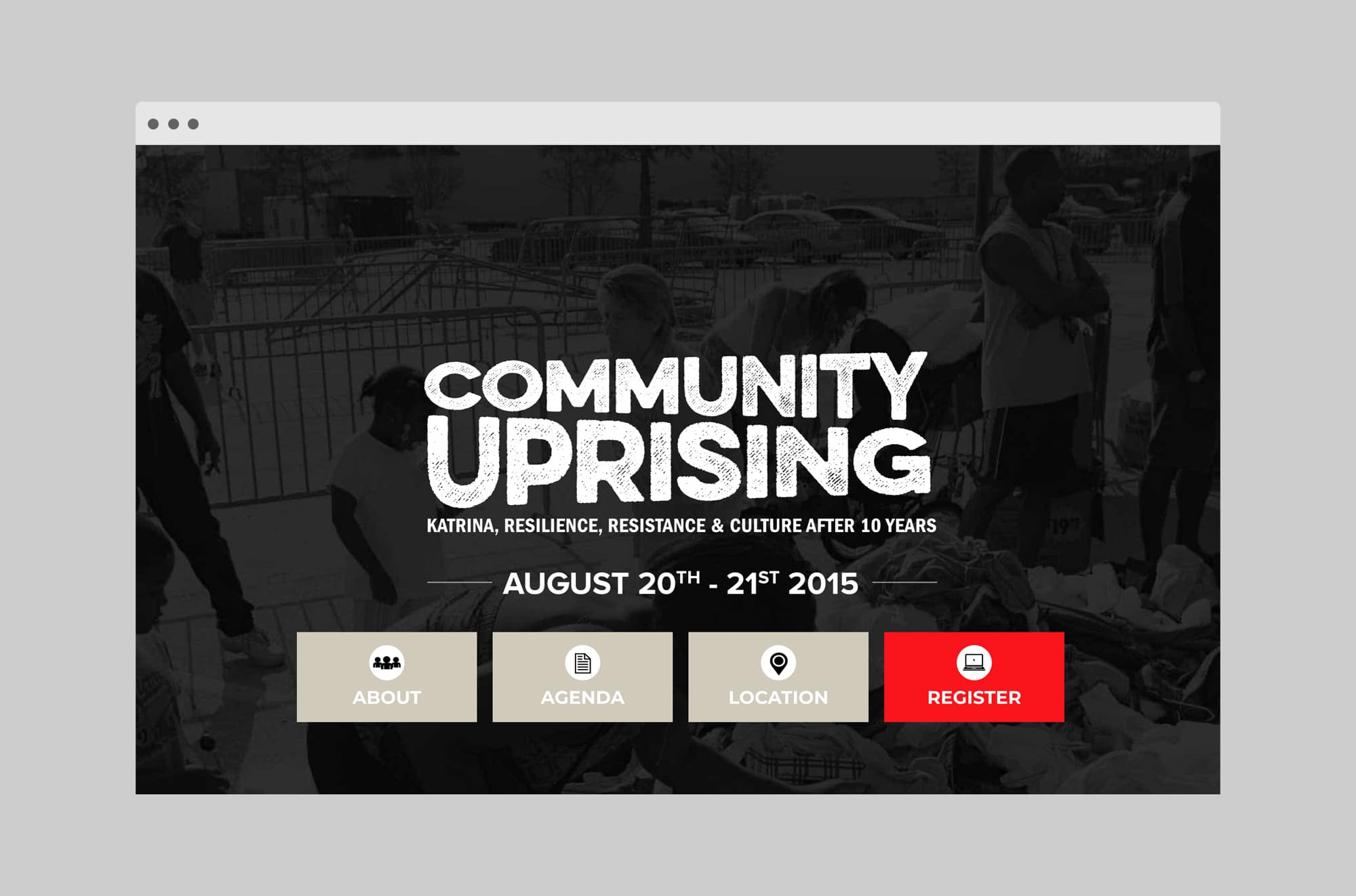 Reframing Resiliency: website, conference